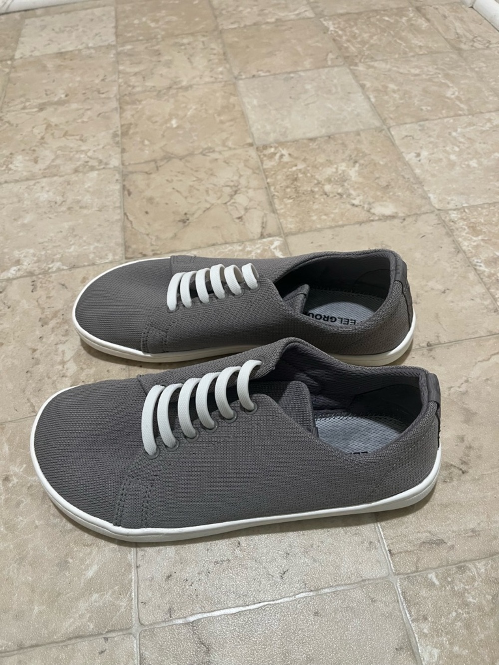 Feelgrounds Knit Gray Sneakers EU 40 Barefoot Minimalist